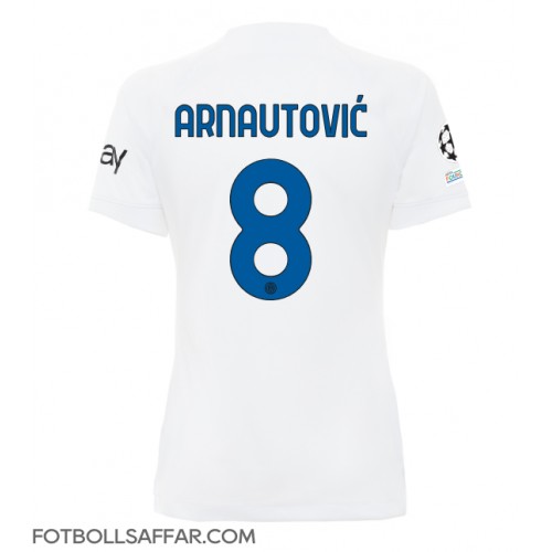 Inter Milan Marko Arnautovic #8 Bortatröja Dam 2023-24 Kortärmad